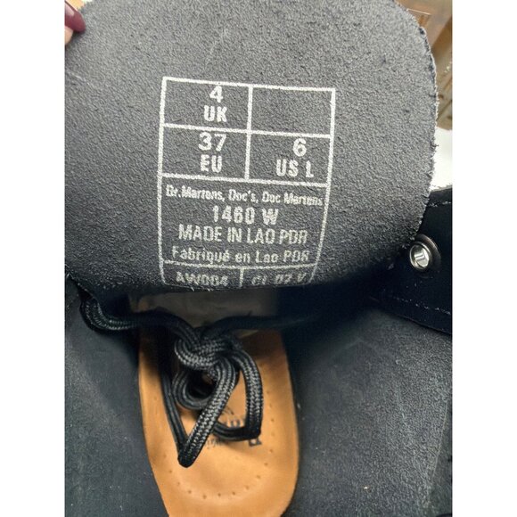 Dr. Martens Womens 1460 Patent Leather Boots Size 6 Black - Picture 8 of 8